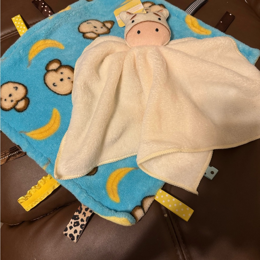 Two Baby Security Blankets